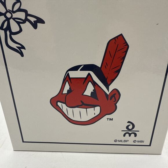 Danbury Mint 2007 Christmas Ornament Santa in a Victory Plane Chief Wahoo - Picture 5 of 8